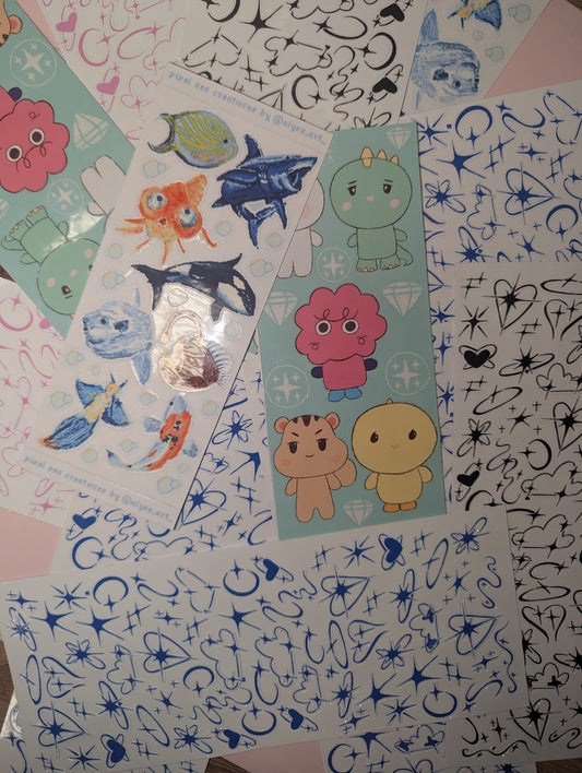 STATIONERY: Sticker Sheets